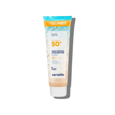 SENSILIS GEL CREME HYDRATANT RAFRAICHISSANT SPF50+ 250ML