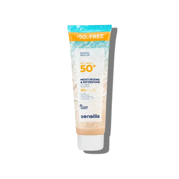 SENSILIS GEL CREME HYDRATANT RAFRAICHISSANT SPF50+ 250ML