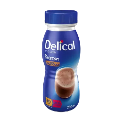 DELICAL BOISSON HP HC LACTÉE SAVEUR CHOCOLAT 200ML