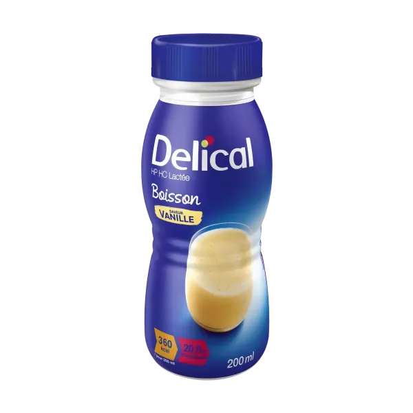 DELICAL BOISSON HP HC LACTÉE SAVEUR VANILLE 200ML
