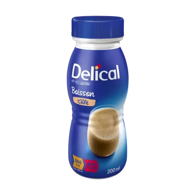 DELICAL BOISSON HP HC LACTÉE SAVEUR CAFÉ 200ML