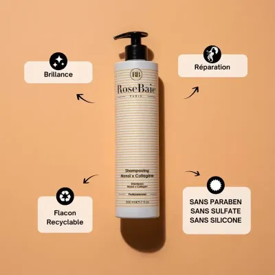 ROSEBAIE SHAMPOING MONOI X COLLAGENE 500ML