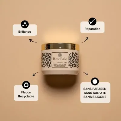 ROSEBAIE MASQUE KERATINE X AMLA 500ML