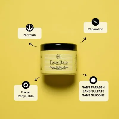 ROSEBAIE MASQUE KERATINE X COCO 500ML