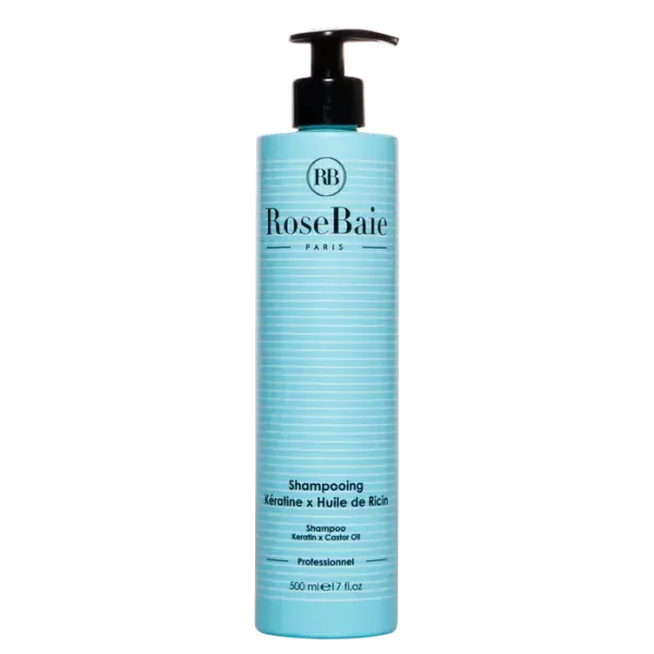 ROSEBAIE SHAMPOING HUILE DE RICIN X KERATINE 500 ML