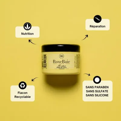 ROSEBAIE BOTOX CAPILLAIRE HUILE DE COCO X KERATINE 250 ML