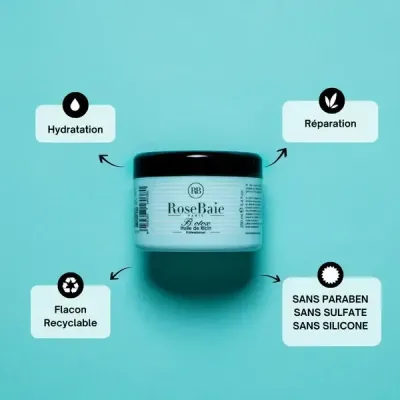 ROSEBAIE BOTOX CAPILLAIRE HUILE DE RICIN 250ML