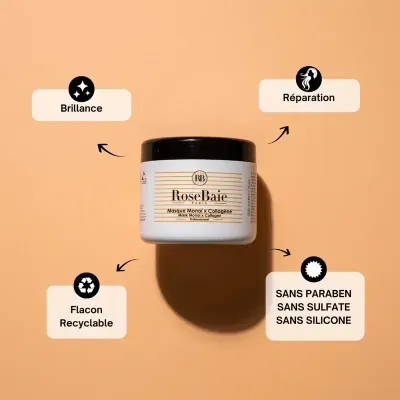 ROSEBAIE MASQUE MONOI X COLLAGENE 500ML