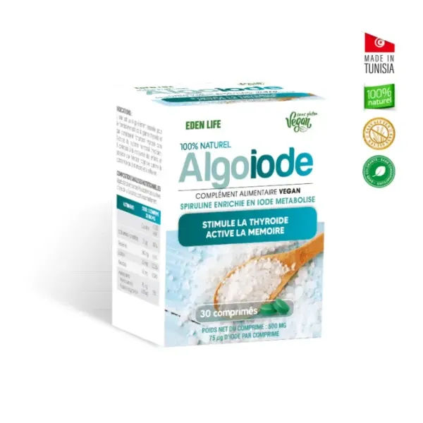 EDEN LIFE ALGOIODE 30 COMPRIMÉS