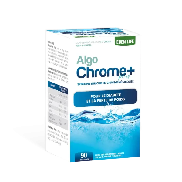 EDEN LIFE ALGO CHROME PLUS 90 COMPRIMES