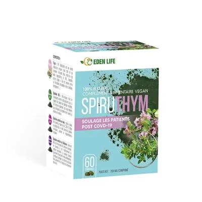 EDEN LIFE SPIRUTHYM 60 COMPRIMES