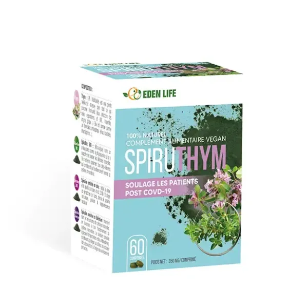 EDEN LIFE SPIRUTHYM 60 COMPRIMES