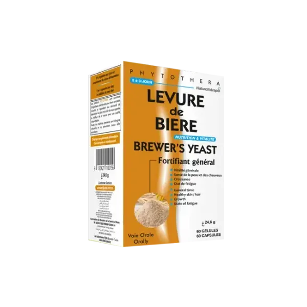 VITAL PHYTOTHERA LEVURE DE BIERE 60 GELULES
