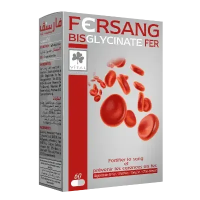 VITAL FERSANG BISGLYCINATE IRON 60 GELULES