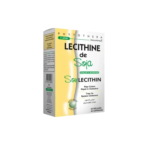 VITAL PHYTOTHERA LECITHINE DE SOJA 45 GELULES