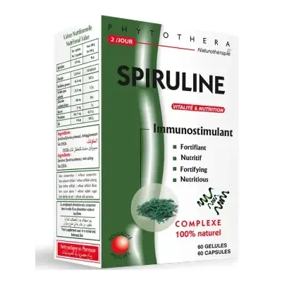 VITAL PHYTOTHERA SPIRULINE 60 GELULES