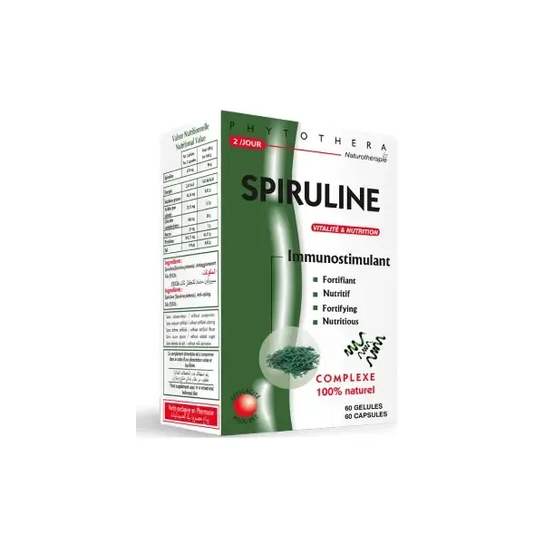 VITAL PHYTOTHERA SPIRULINE 60 GELULES
