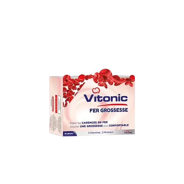 VITAL VITONIC FER GROSSESSE 30 GELULES