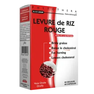 VITAL PHYTOTHERA LEVURE DE RIZ ROUGE 60 GELULES
