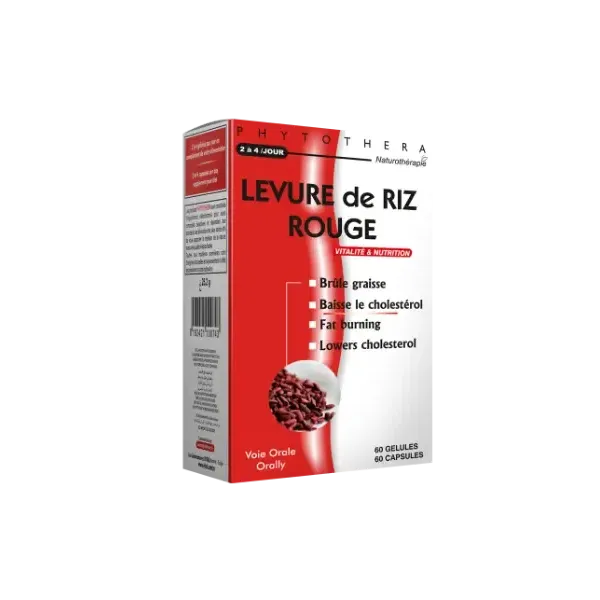 VITAL PHYTOTHERA LEVURE DE RIZ ROUGE 60 GELULES