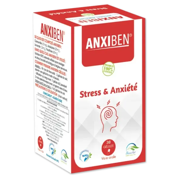 ANXIBEN STRESS & ANXIÉTÉ 30 GÉLULES