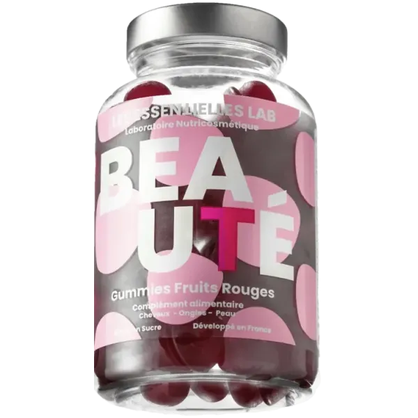 LES ESSENTIELLES LAB BEAUTE GUMMIES FRUITS ROUGES BT60