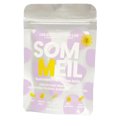 LES ESSENTIELLES LAB SOMMEIL GUMMIES FRUITS DE BOIS 14 GUMMIES