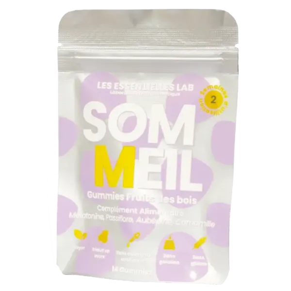 LES ESSENTIELLES LAB SOMMEIL GUMMIES FRUITS DE BOIS 14 GUMMIES