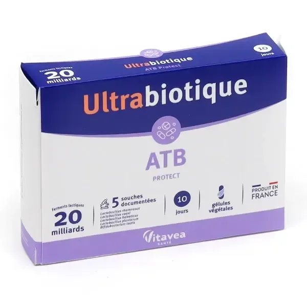 VITAVEA ULTRABIOTIQUE ATB PROTECT 10 GELULES