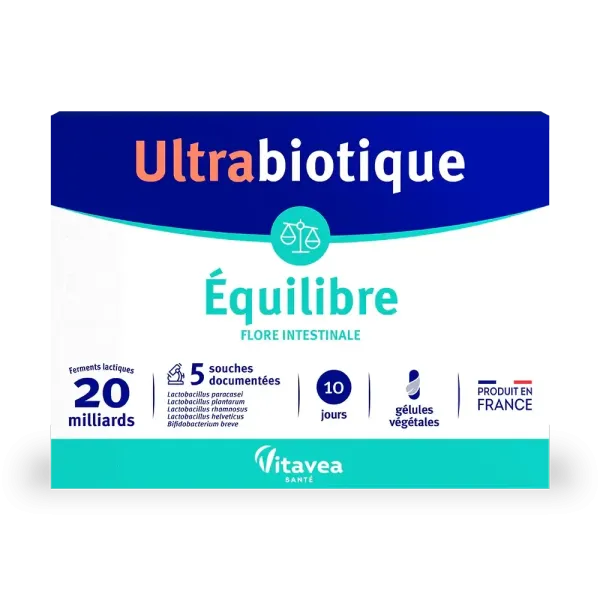 VITAVEA ULTRABIOTIQUE EQUILIBRE BALANCE 10 GELULES