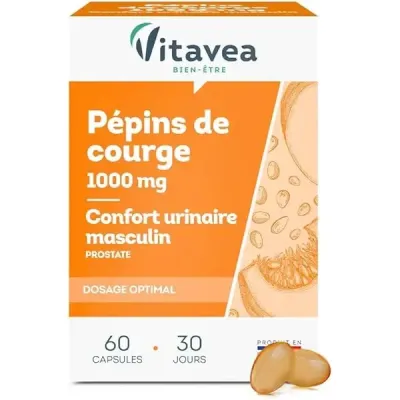 VITAVEA PEPINS DE COURGE 1000MG 60 CAPSULES