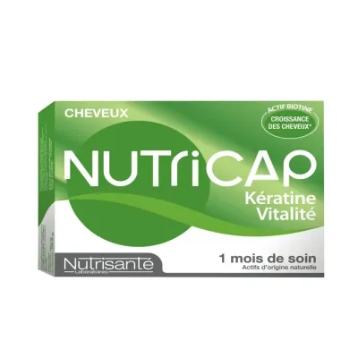 VITAVEA NUTRICAP KERATINE VITALITE CHEVEUX 30 CAPSULES