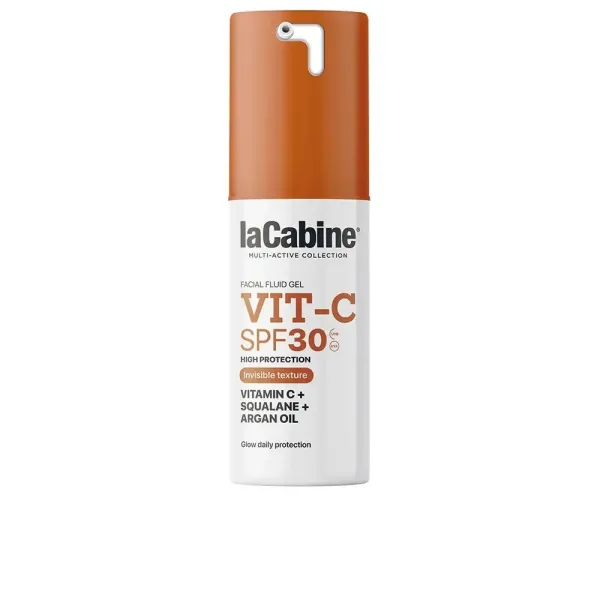 LA CABINE VIT C INVISIBLE FACIAL FLUID GEL SPF30 30ML