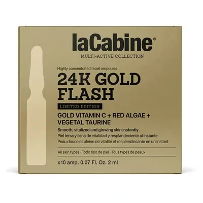 LA CABINE 24K GOLD FLASH ÉDITION LIMITÉE 10 AMPOULE