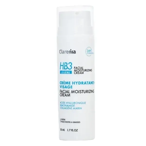 CLARENIA HB3 CREME HYDRATANTE VISAGE LEGERE 50ML