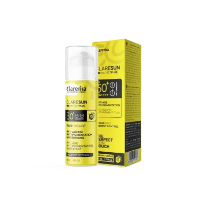 CLARENIA CLARESUN ECRAN ANTI AGE ANTI PIGMENTATION SPF50+ 50ML