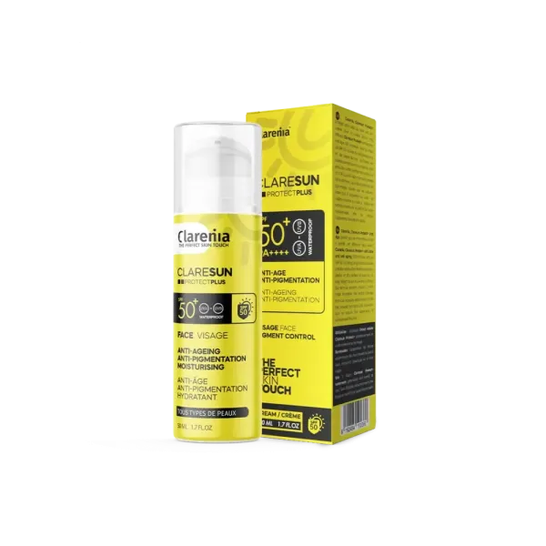 CLARENIA CLARESUN ECRAN ANTI AGE ANTI PIGMENTATION SPF50+ 50ML