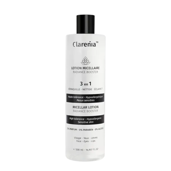 CLARENIA EAU MICELLAIRE RADIANCE BOOSTER 3EN1 500ML