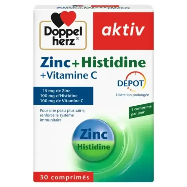 AKTIV ZINC+HISTIDINE+VITAMINE C 30 COMPRIMES
