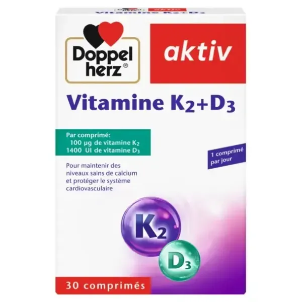 AKTIV VITAMINE K2+D3 30 COMPRIMES