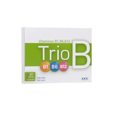 XEN TRIO B VITAMINES B1 B6 B12 30 GELULES