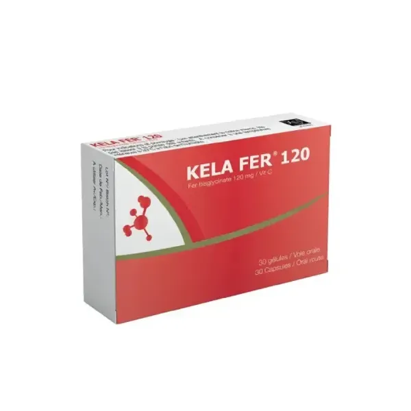 XEN KELA FER 120 MG 30 CAPSULES