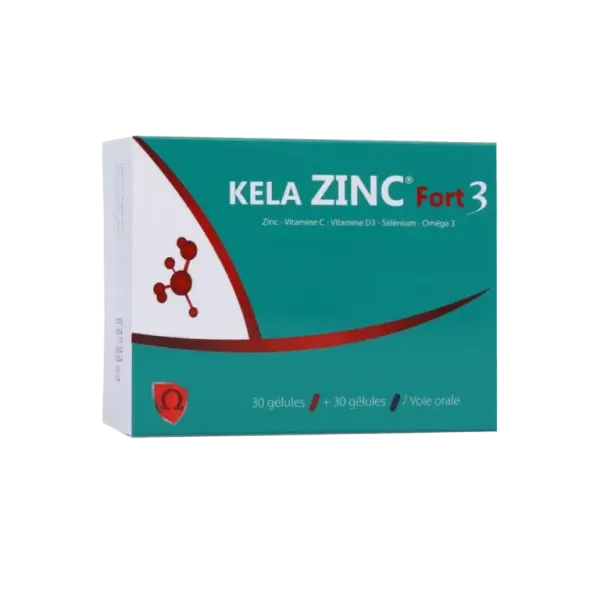 XEN KELA ZINC FORT 3  60 GELULES